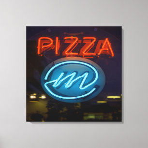 Toile SYMBOLE Pizza Neon