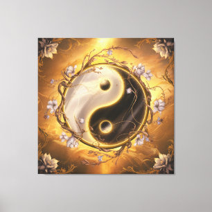 Toile Symbole sacré Ying et Yang