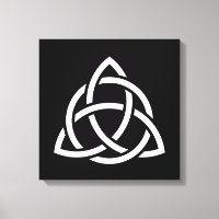 Symbole triquetra de noeud de trinité celtique