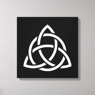 Toile Symbole triquetra de noeud de trinité celtique