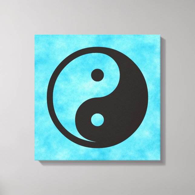 Toile Symbole Yin Yang - tatouage solide (Recto)