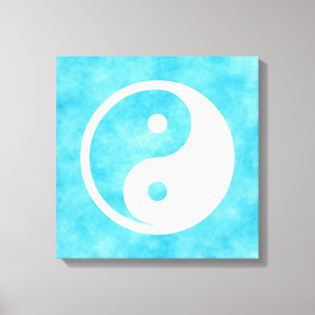 Toile Symbole Yin Yang - tatouage solide design 2 (Recto)