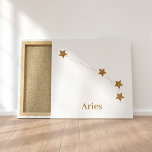 Toile SYMBOLE Zodiaque moderne Gold Aries | Incendie d'é<br><div class="desc">SYMBOLE Zodiaque moderne Gold Aries | Incendie d'élément</div>