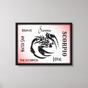 Toile SYMBOLE Zodiaque Scorpio