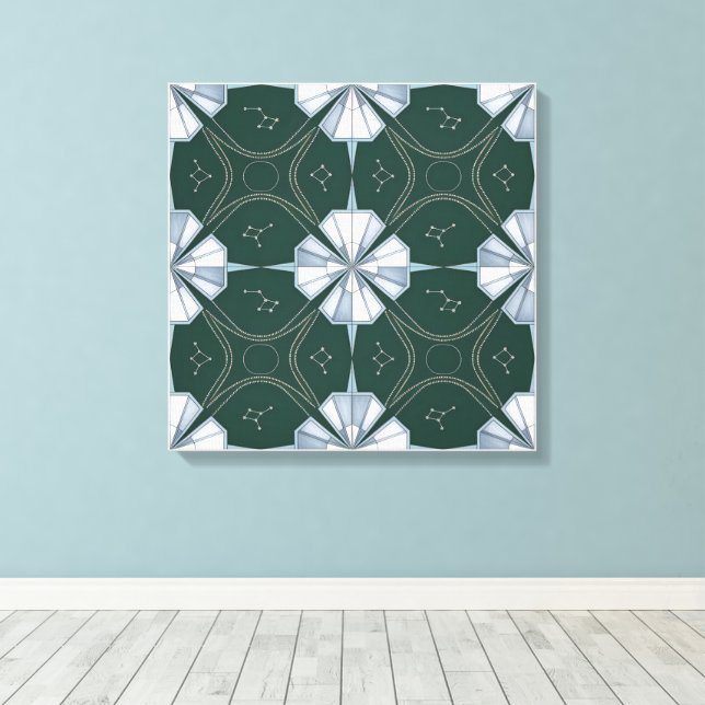 Toile Symphonie céleste (Insitu (Plancher de Bois))