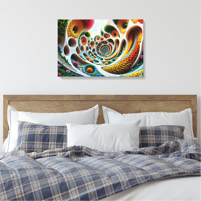 Toile Symphonie des formes et des couleurs (Insitu(Chambre))