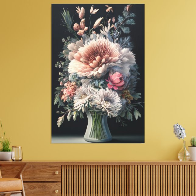 Toile Symphonie florale (Insitu(Salon))