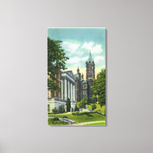 Toile Syracuse U Campus Vue montrant Crouse College