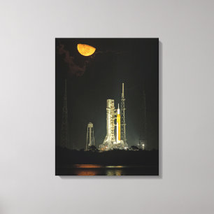 Toile Système de lancement spatial de la NASA Rocket Art