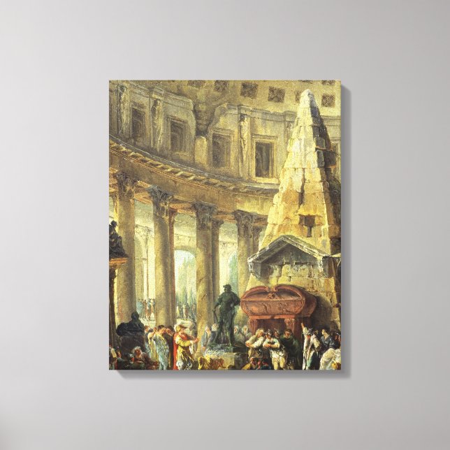Toile T28516 Alexandre le Grand visitant la Tombe d'Ac (Recto)