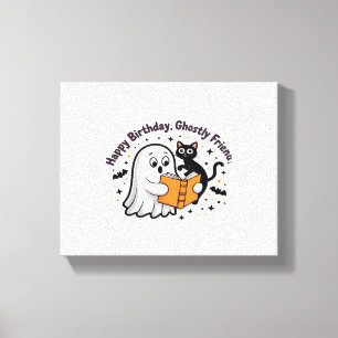 Toile T-shirt classique Haunted Halloween Night Design