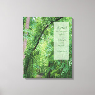 Toile Ta Parole est une Lampe à mes pieds