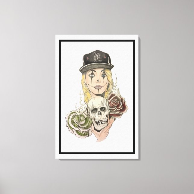 Toile Tabano Art Chicano Imprimer (Recto)