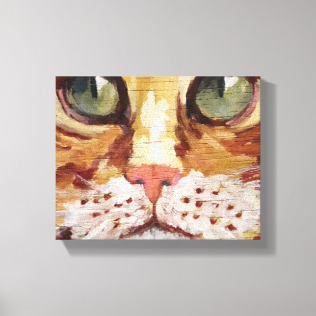 Toile Tabby orange - Tabby - Tableaux de détails Imprime (Recto)