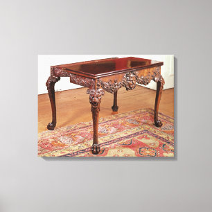 Toile Table de carte, c.1740
