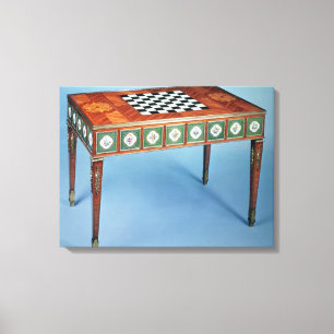 Toile Table de jeux de Sevres avec des plaques de