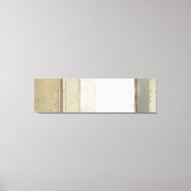 Toile Tableau à panneaux décoratifs en couleurs neutres (Recto)