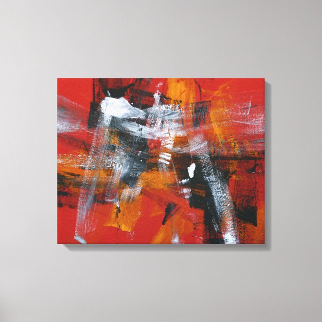 Toile Tableau Abstrait 51 "Bliss (Recto)