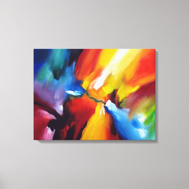 Toile Tableau Abstrait de Serdar Hizli (Recto)