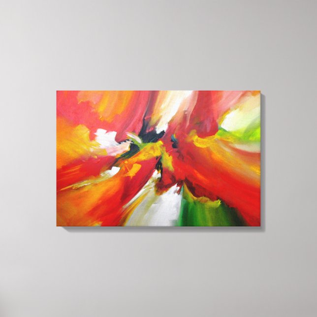 Toile Tableau Abstrait de Serdar Hizli (Recto)