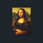 Toile Tableau classique Mona Lisa<br><div class="desc">numériquement version remasterisée de La Joconde de Léonard de Vinci. Il y a de légers changements de couleur ou de taille.</div>