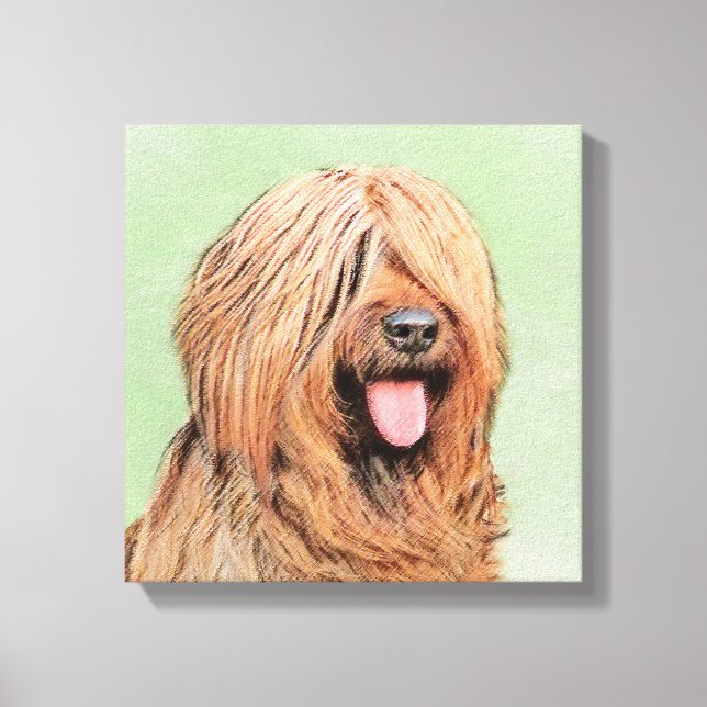 Toile Tableau de bord - Joli art original chien (Recto)