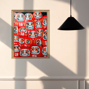 Toile Tableau de Daruma Dolls par Alfred Fox