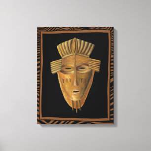 Toile Tableau de Masque Africain par Chariklia Zarris
