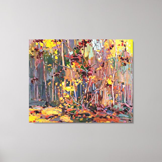 Toile Tableau de Tom Thomson, Réseaux d'érable (Recto)