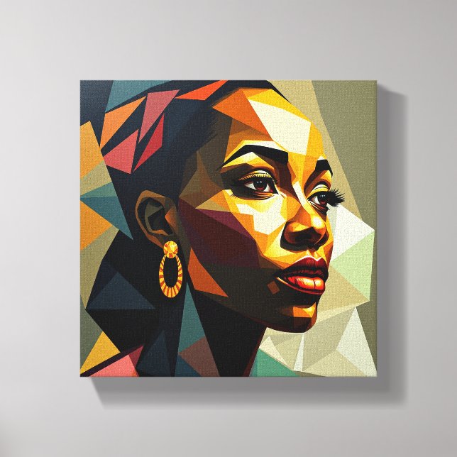 Toile Tableau Deco (Silhoette de Paix ) (Recto)