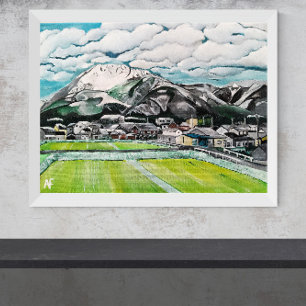 Toile Tableau du Mont Fuji par Alfred Fox