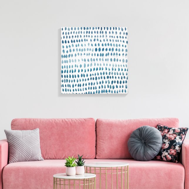 Toile Tableau Motif en verre de mer Abstrait (Insitu(Salon))