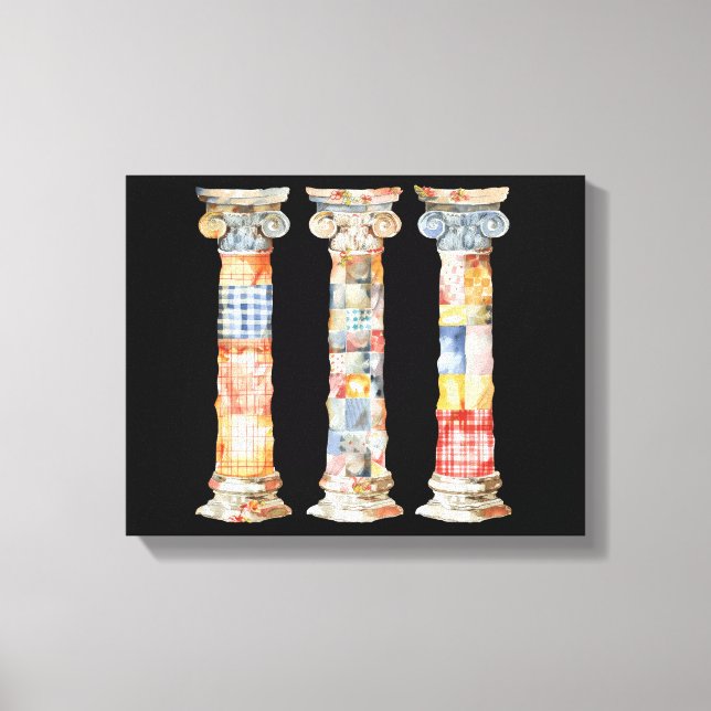 Toile Tableaux "Anciens Longs" (Recto)