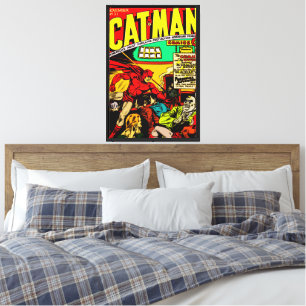 Toile Tableaux CAT-MAN des années 1940
