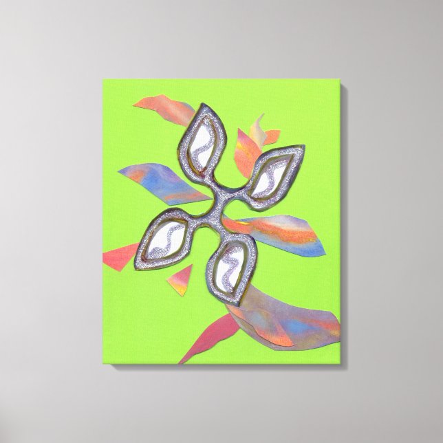 Toile Tableaux d'art "Green CutEdge" (Recto)