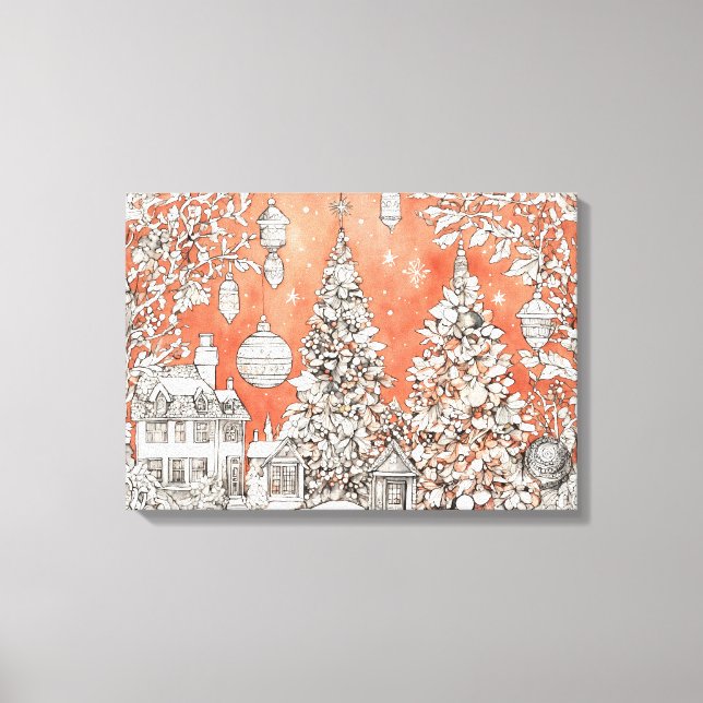 Toile Tableaux d'art moderne coloré imprimé (Recto)