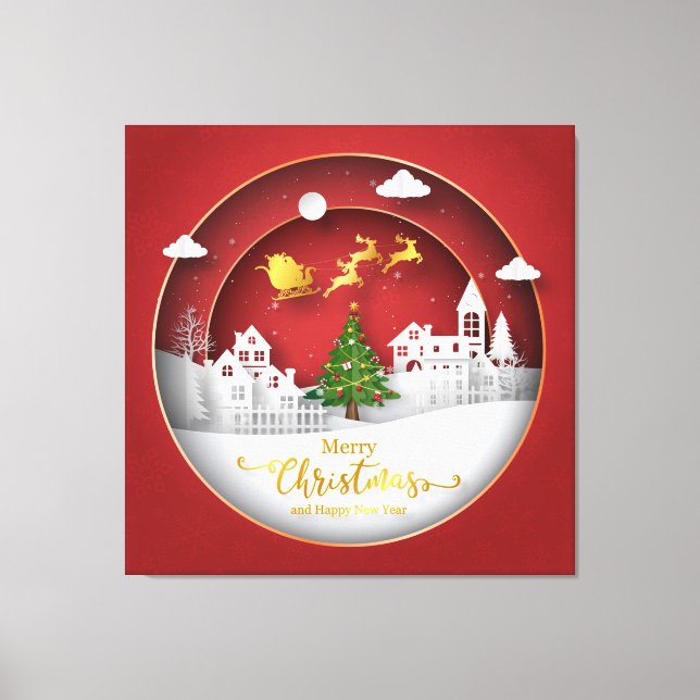 Toile Tableaux de Noël (Recto)