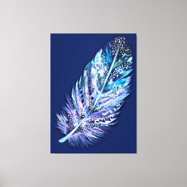 Toile Tableaux en plume - Vos couleurs (Recto)