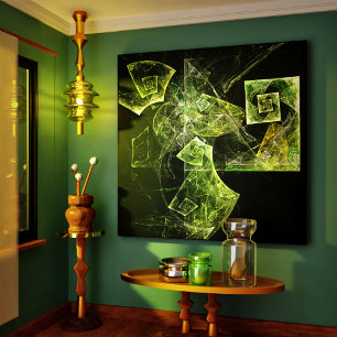 Toile Tableaux enrobés d'art Abstrait à équilibre tordu