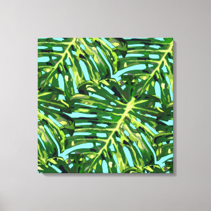 Toile Tableaux Feuille tropicaux