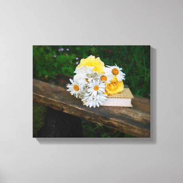 Toile Tableaux Fleur et Romance (Recto)