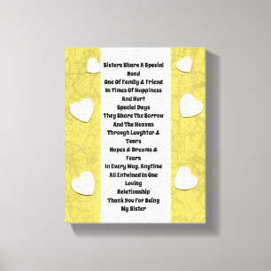 Toile Tableaux Inspiration Soeur