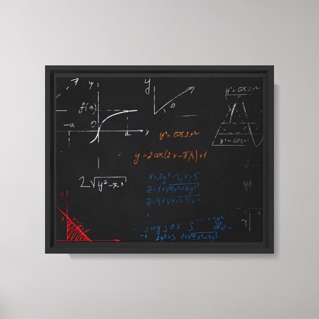 Toile Tableaux mathématiques (Recto)