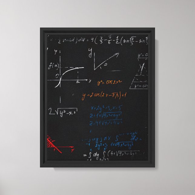 Toile Tableaux mathématiques (Recto)