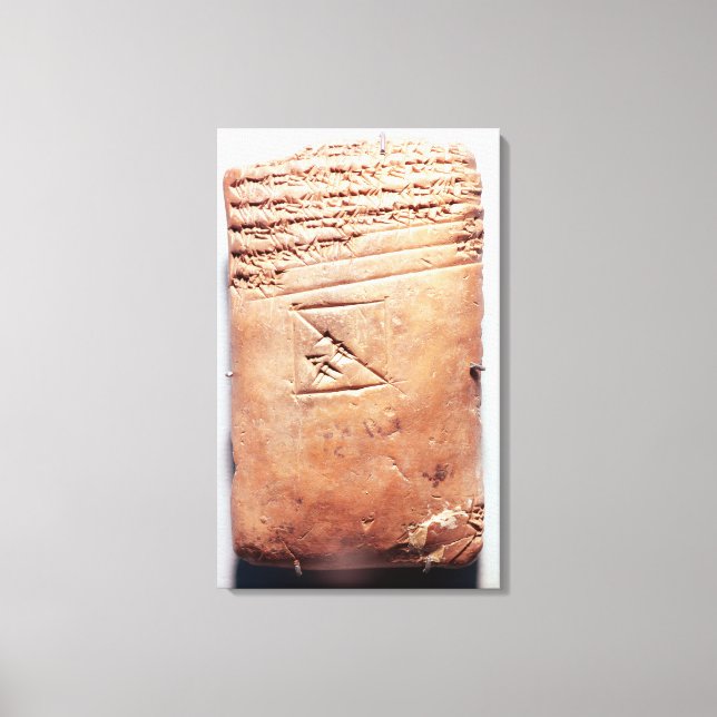 Toile Tablette avec script cuneiform, c.1830-1530 BC (Recto)