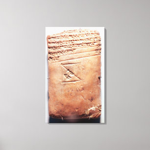Toile Tablette avec script cuneiform, c.1830-1530 BC