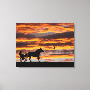 Toile Tablette de cheval de Trot standard Imprimer