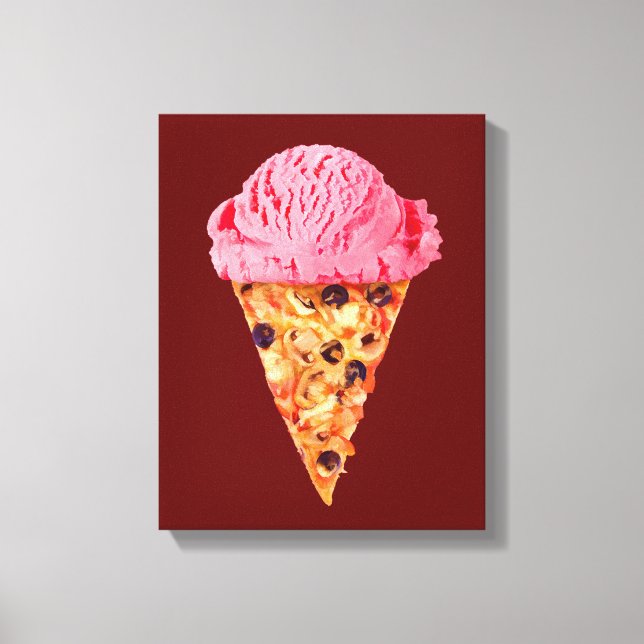 Toile Tablette de pizza à glace (Recto)