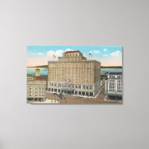 Toile Tacoma, WA - vue d'hôtel Winthrop
