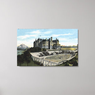 Toile Tacoma, Washington - Vue du lycée